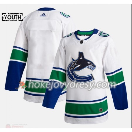 Dětské Hokejový Dres Vancouver Canucks Blank Adidas 2019-2020 Bílá Authentic